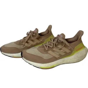 Adidas Women's Ultraboost 21 Running Ash Pearl/Halo Ivory Size-9.5 EUC