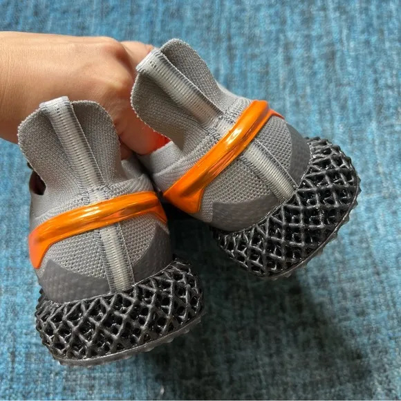 Adidas X90004D Running Shoes in Grey Matte Silver Orange