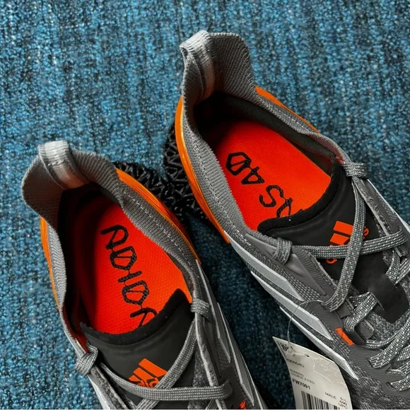 Adidas X90004D Running Shoes in Grey Matte Silver Orange