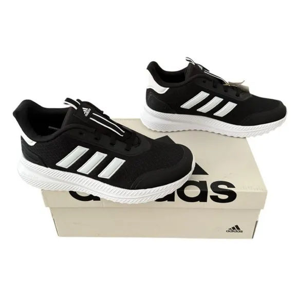 Adidas XPLR Path Sneakers IE8465 Cloudfoam Midsole Shoes Kids 4.5 Black White