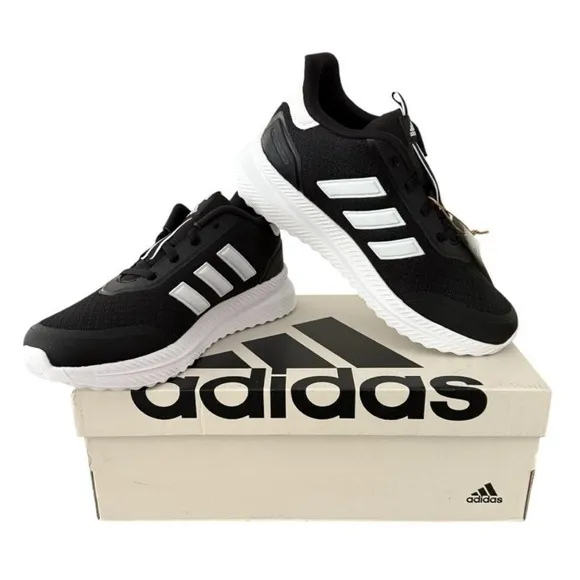 Adidas XPLR Path Sneakers IE8465 Cloudfoam Midsole Shoes Kids 4.5 Black White