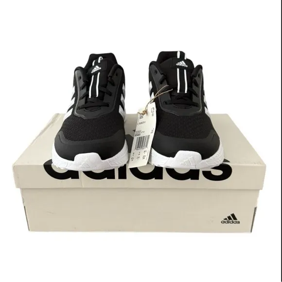 Adidas XPLR Path Sneakers IE8465 Cloudfoam Midsole Shoes Kids 4.5 Black White