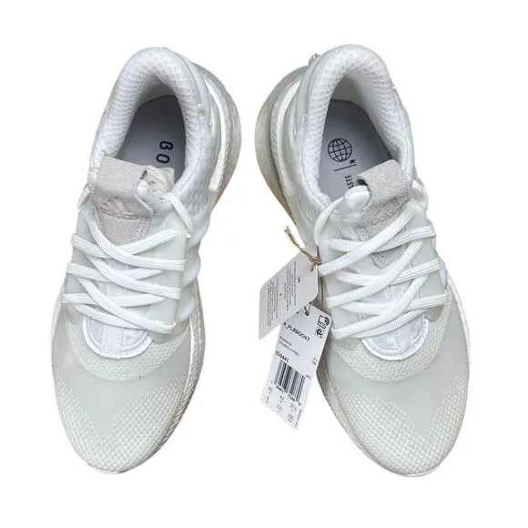 adidas X_PLRBOOST Womens Running Shoes US 6 ID9441 Crystal White New