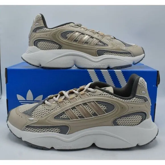 Adidas Originals Mens Size 11.5 Ozmillen Aluminum Magic Beige Sneakers Shoes
