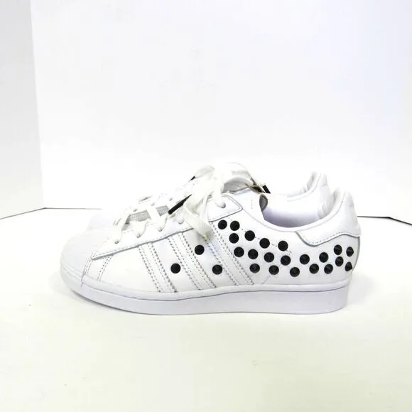 ADIDAS SUPERSTAR STUDDED SHOES SZ 6