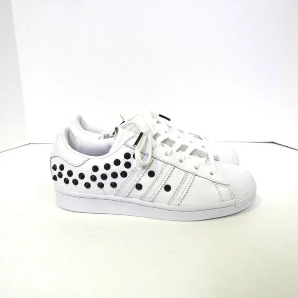 ADIDAS SUPERSTAR STUDDED SHOES SZ 6
