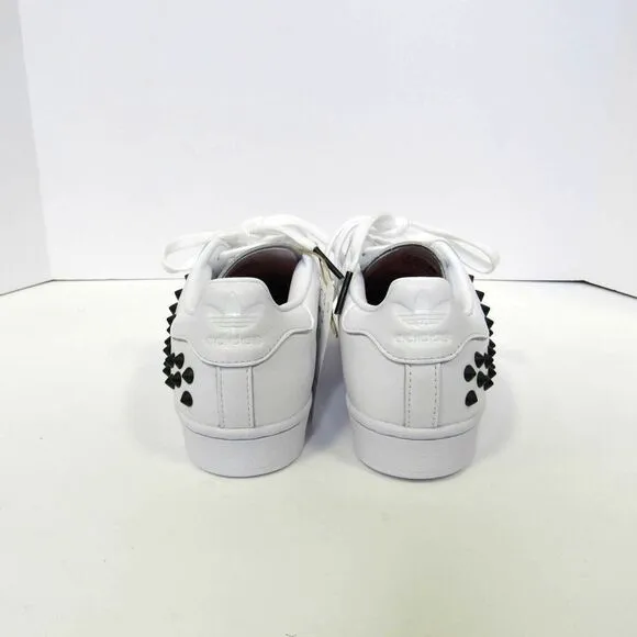 ADIDAS SUPERSTAR STUDDED SHOES SZ 6