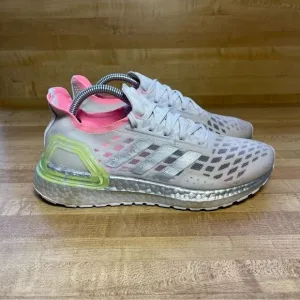 Adidas Ultraboost PB Running Shoes Womens 5 Grey Silver White Continental Sole