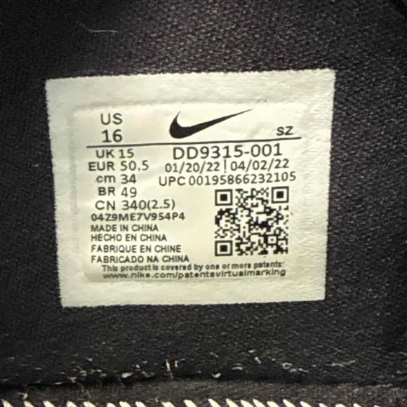 Air Jordan 1 Low Golf Shadow Grey Black