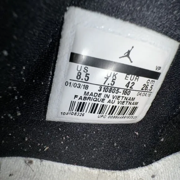 Air Jordan 10 Class Of 2006 Men‎ 8.5 310805-160 Basketball Shoes