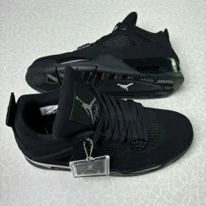 Air Jordan 4 Retro Black Cat  Basketball Shoes for Men