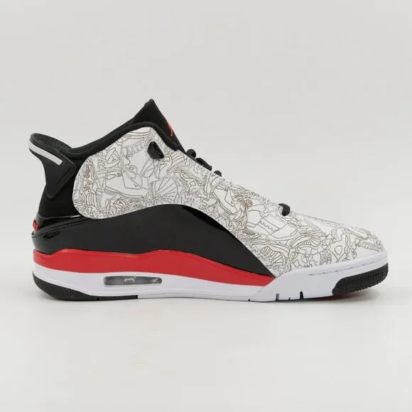 Air Jordan Dub Zero 'Fire Red' 311046-162 Basketball Sneakers size 11