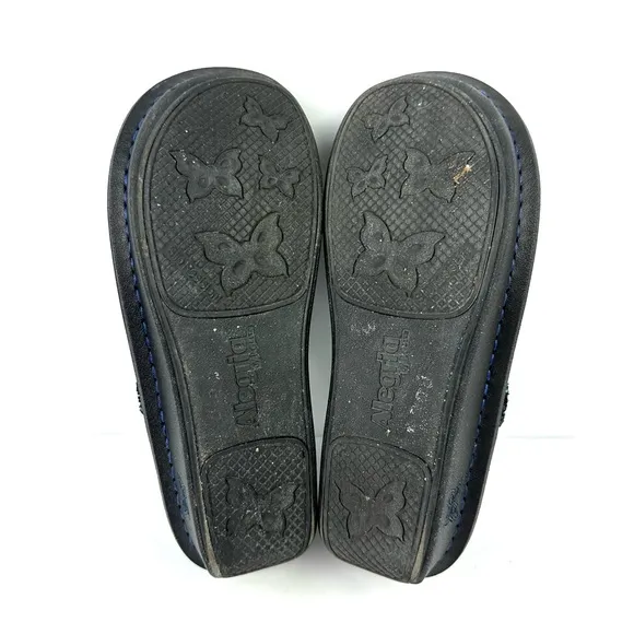 Alegria Paloma Fandamonium Mary Jane Shoes 37 Blue Leather Comfort Womens