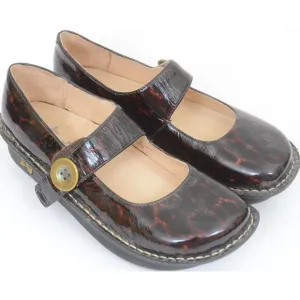 Alegria Paloma Leopard Mary Jane EUR 39 / US 9/9.5 Nurse Uniform Work Shoes