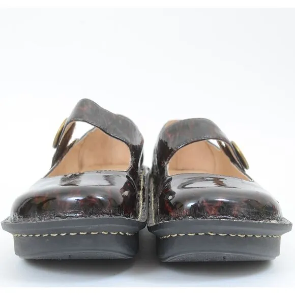 Alegria Paloma Leopard Mary Jane EUR 39 / US 9/9.5 Nurse Uniform Work Shoes