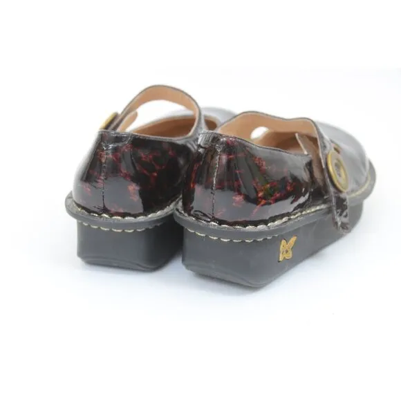 Alegria Paloma Leopard Mary Jane EUR 39 / US 9/9.5 Nurse Uniform Work Shoes
