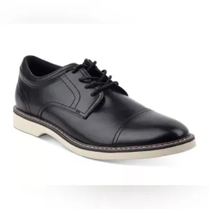 ALFANI THEO CAP TOE OXFORD DRESS SHOES MENS BLACK 12