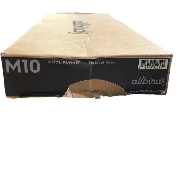 Allbirds Mens Tree Runner Black New Insoles 10