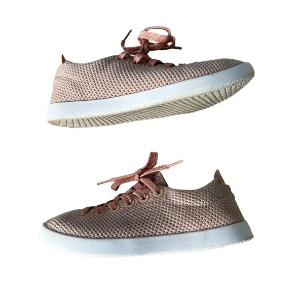 Allbirds Tree Piper Wasatch (Peachy/Pink) &amp; White Made With Eucalyptus Fibers 7.