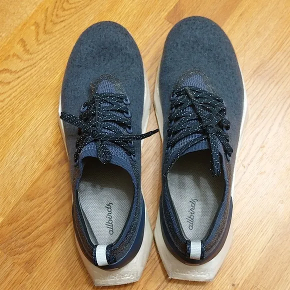 Allbirds Wool Flyer Mizzles Running Shoes Men's Size 9 Blizzard