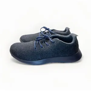 Allbirds Wool Runner Mizzles Men’s Sz 12 Navy Blue Water Repellent Running Shoes