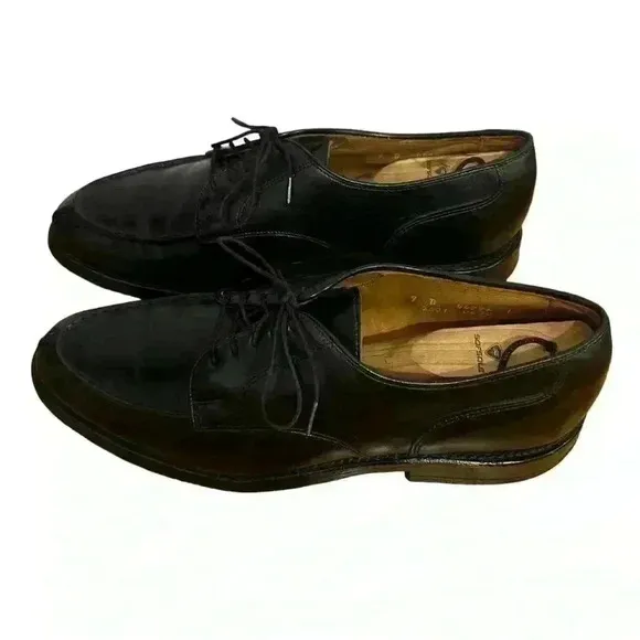 Allen Edmonds Bradley Round Toe Split Toe Black Men’s Dress Shoes Size 9 D