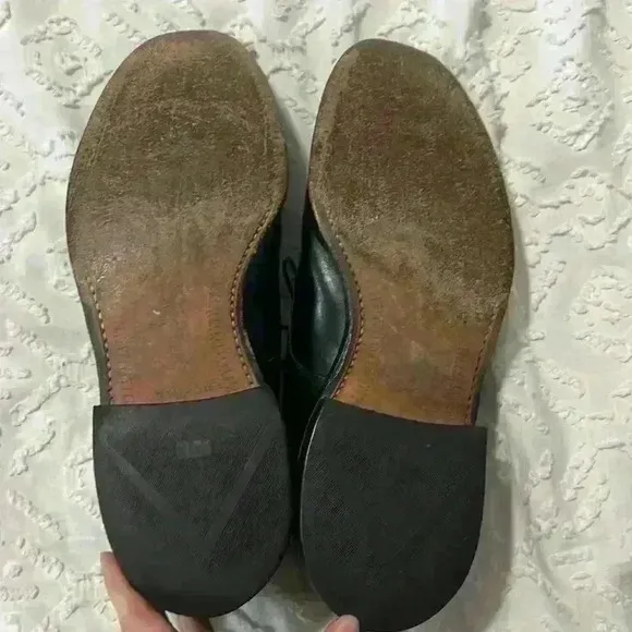 Allen Edmonds Bradley Round Toe Split Toe Black Men’s Dress Shoes Size 9 D