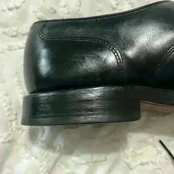 Allen Edmonds Bradley Round Toe Split Toe Black Men’s Dress Shoes Size 9 D