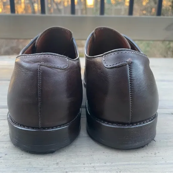 Allen Edmonds Clifton Dark Brown Leather Cap Toe Oxford Shoes size 11.5 D