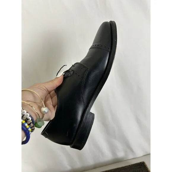 Allen Edmonds Clifton Dress Shoes Cap Toe Oxfords Made USA Size 10D