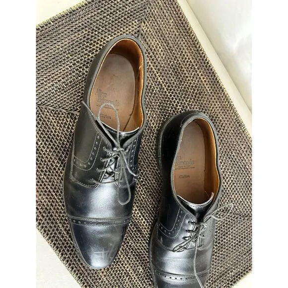 Allen Edmonds Clifton Dress Shoes Cap Toe Oxfords Made USA Size 10D