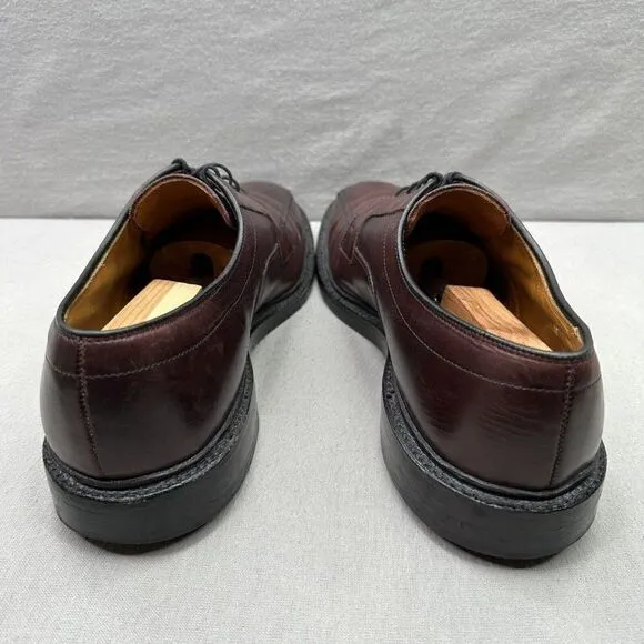 Allen Edmonds Hillcrest Mens Size 10 (D) Oxford Bicycle Toe Blucher Lace-Up Shoe