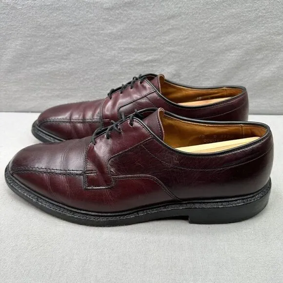 Allen Edmonds Hillcrest Mens Size 10 (D) Oxford Bicycle Toe Blucher Lace-Up Shoe