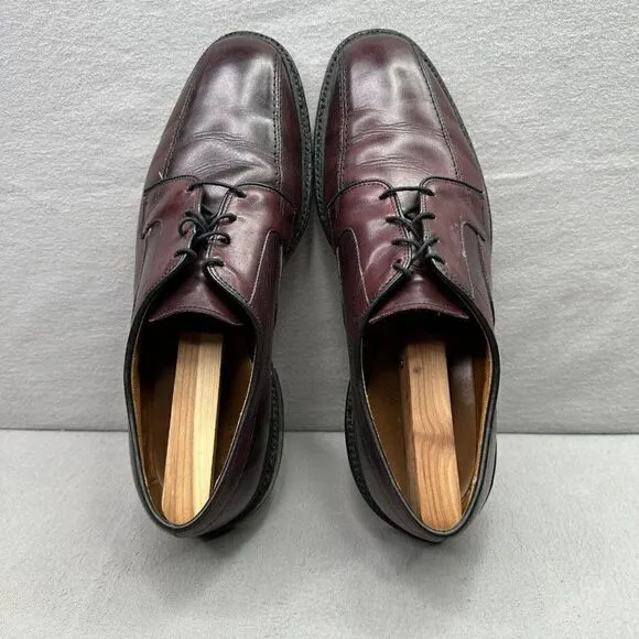 Allen Edmonds Hillcrest Mens Size 10 (D) Oxford Bicycle Toe Blucher Lace-Up Shoe