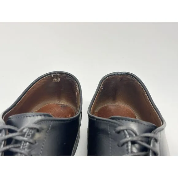 Allen Edmonds Lasalle Black Leather Split Toe Derby Shoes Mens Size 8.5 D
