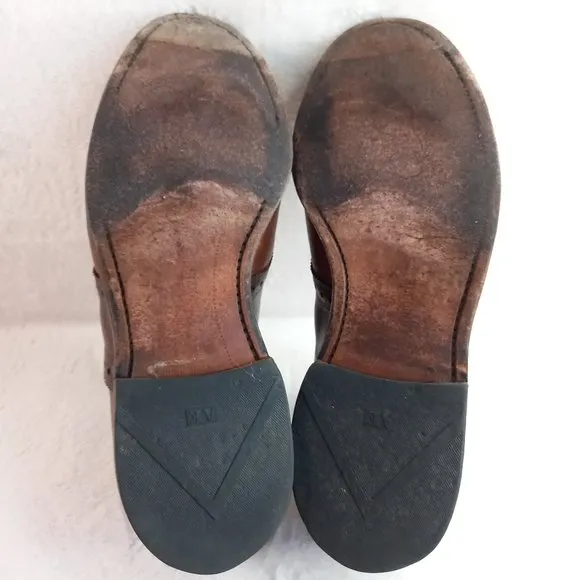 Allen Edmonds Shelton Brown Leather Oxford Shoes (9 US)