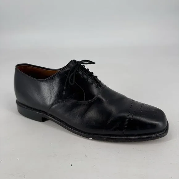 Allen Edmonds shoes 10.5 black leather dryden dress work office wedding business