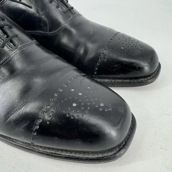Allen Edmonds shoes 10.5 black leather dryden dress work office wedding business