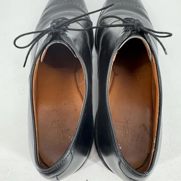 Allen Edmonds shoes 10.5 black leather dryden dress work office wedding business