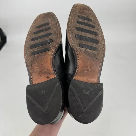 Allen Edmonds shoes 10.5 black leather dryden dress work office wedding business