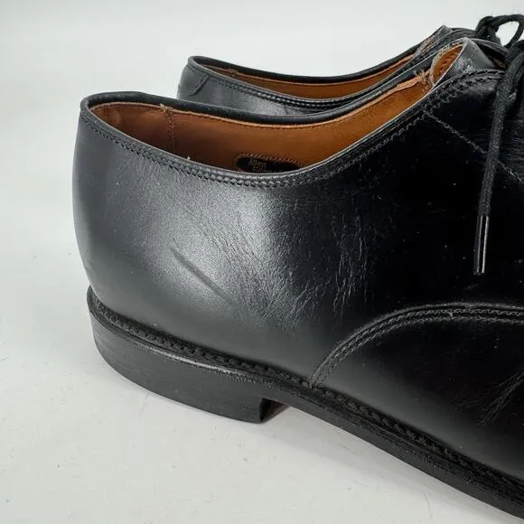 Allen Edmonds shoes 10.5 black leather dryden dress work office wedding business