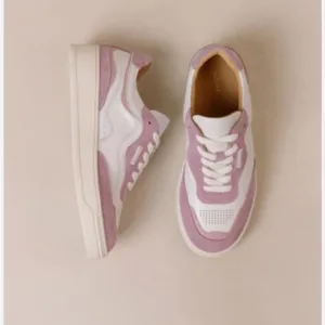ALOHAS TB.87 Women's White &amp; Purple Rubber‎ Sole Low Top Anthropologie NWOT