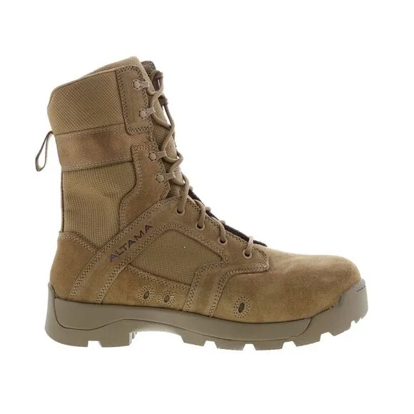 Altama Mens Jungle Assault Side-Zip Safety Toe Brown Boots (NWT)