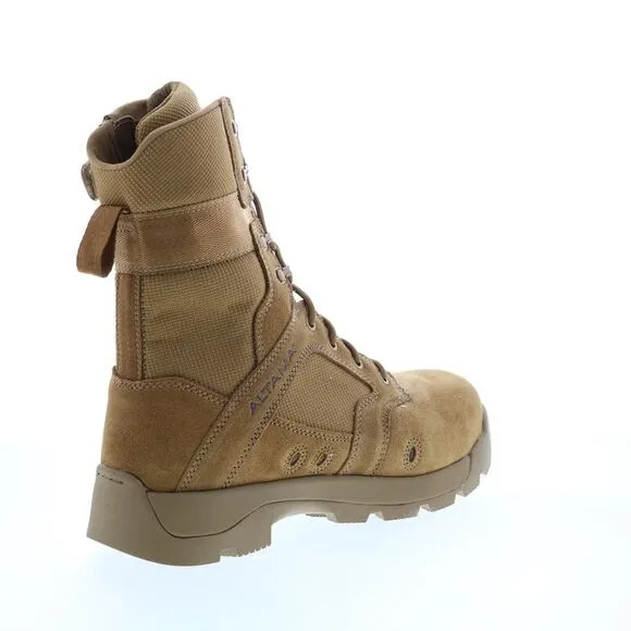 Altama Mens Jungle Assault Side-Zip Safety Toe Brown Boots (NWT)
