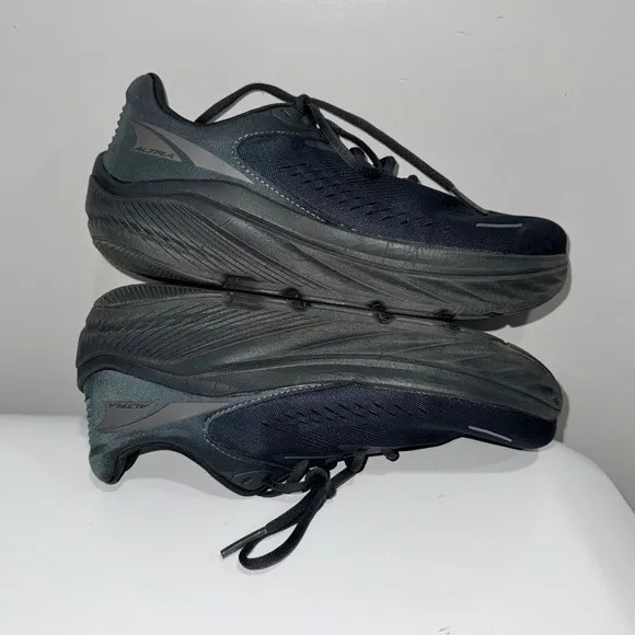 Altra Mens Via 2 Olympus Running Shoes Zero Drop Lightweight Race Day Black 8.5