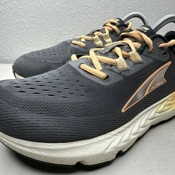 Altra Provision 7 Gray Orange Athletic Running Shoes