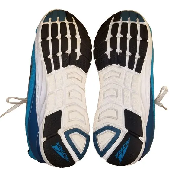 Altra Rivera Men's Size 10 Blue White Black  Running Shoes Sneakers AL0A4VQL444