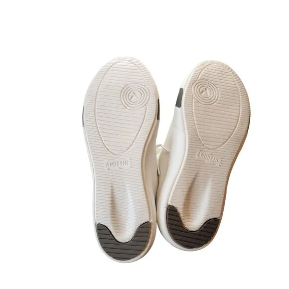 Anodyne No. 27 Casual Sneaker Diabetic Walking Shoes White Women's Size 9.5 Wide
