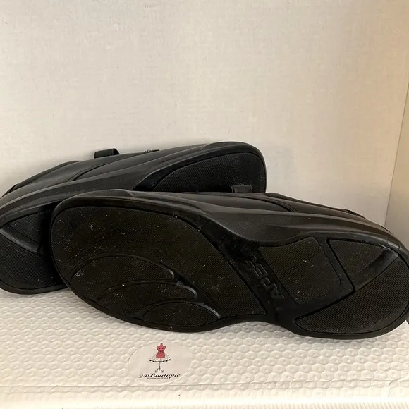 Apex Black Ambulator/Orthopedic/Comfort Shoes Velcro Closure