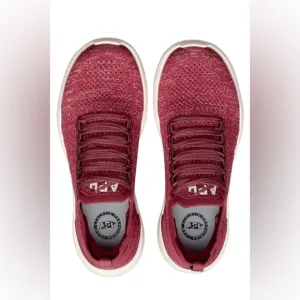 APL | Techloom Breeze Sneakers In Burgundy Lace Up Athletic Shoes Cedar Size 7.5